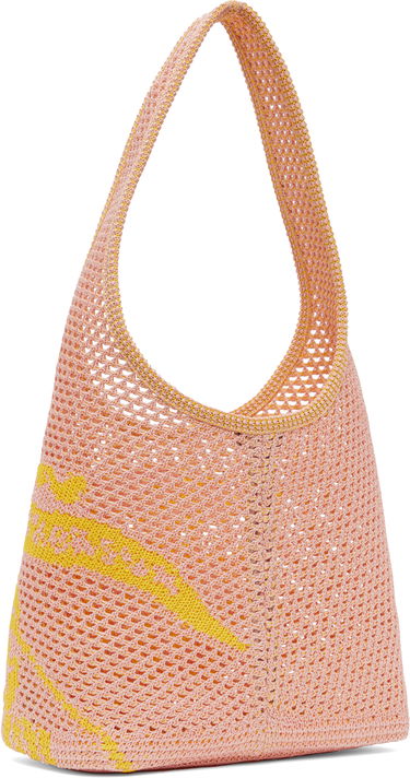 Tote bag Burberry Burberry Small EKD Crochet Tote Ružová | 8106533, 2