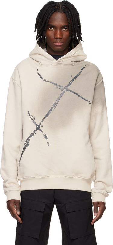 Mikina HELIOT EMIL HELIOT EMIL Fluxus Hoodie Béžová | PRESS25_M_08_072_ST18, 0