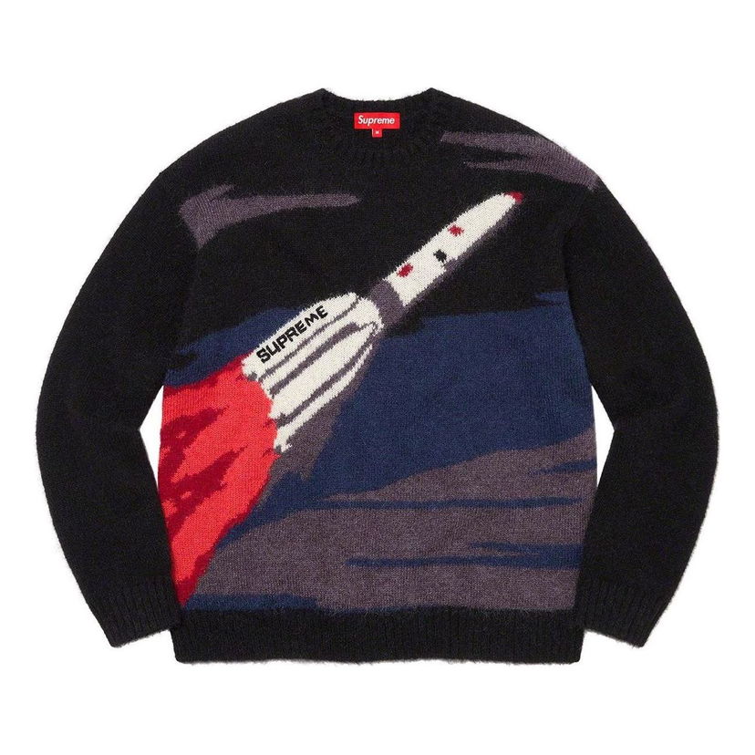 Sveter Supreme Rocket Knit Sweater Čierna | SUP-FW22-727