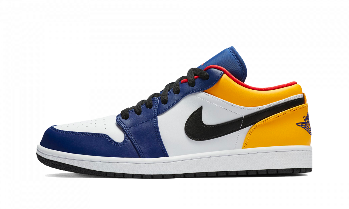 Tenisky a topánky Jordan Air Jordan 1 Low "White Deep Royal Blue" Biela | 553558-123, 0