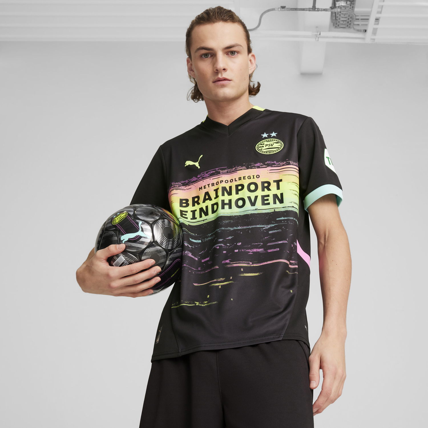 Dres Puma PSV Eindhoven 24/25 Away Jersey Čierna | 775072_02, 1
