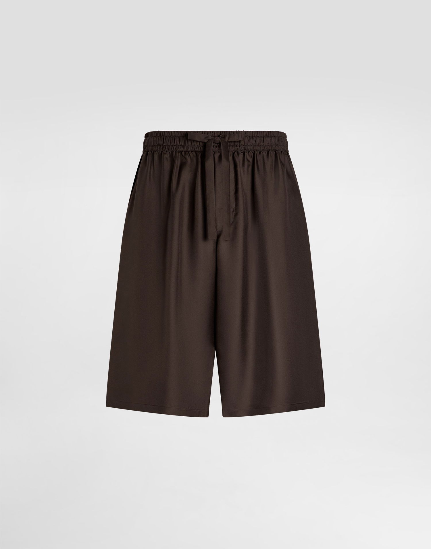 Šortky Dolce & Gabbana Dolce & Gabbana Silk Twill Shorts Hnedá | GV5MAZFU10SM1213, 0