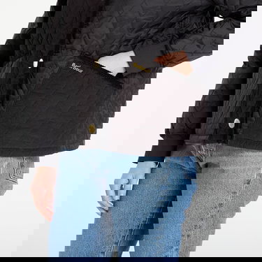 Bunda Barbour Marla Quilted Jacket with Corduroy Trim Čierna | LQU1836BK91, 2