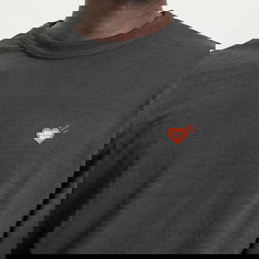 Tričko Human Made Multi Heart Graphic Longsleeve T-Shirt, Size Large Šedá | HM30CS023-BLK, 5