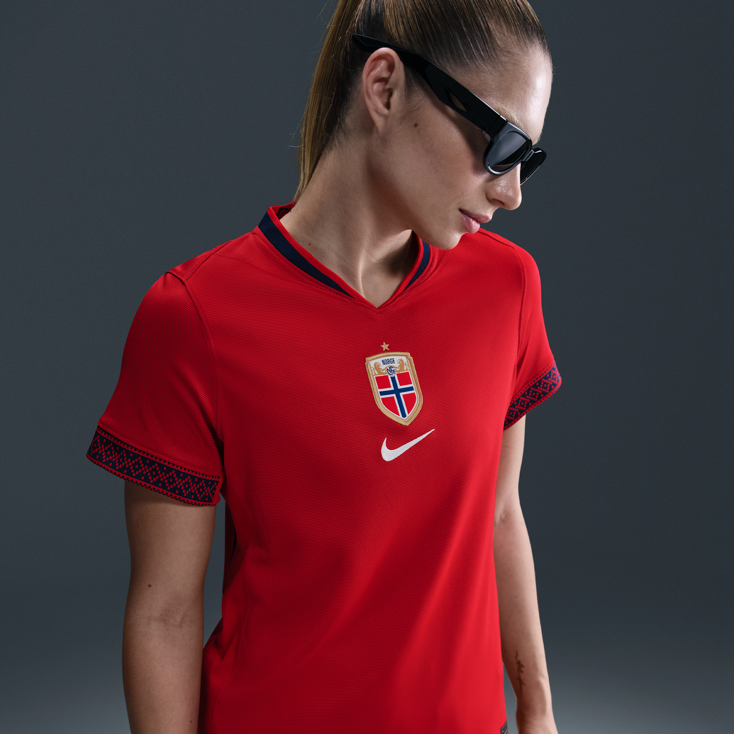 Dres Nike Norway Stadium 2025 Replica Home Jersey Červená | FZ9138-657, 0
