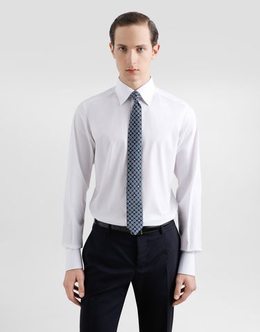 Doplnky Dolce & Gabbana Dolce & Gabbana Martini Jacquard Micro-design Logo Tie Navy | GT149EG0WU1X0800, 1