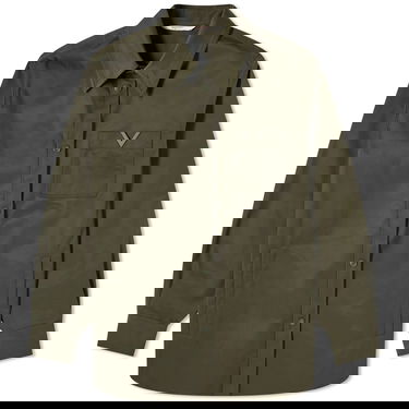 Košeľa Valentino V Logo Overshirt Zelené | 4V3CIA9ACKV-L90, 0