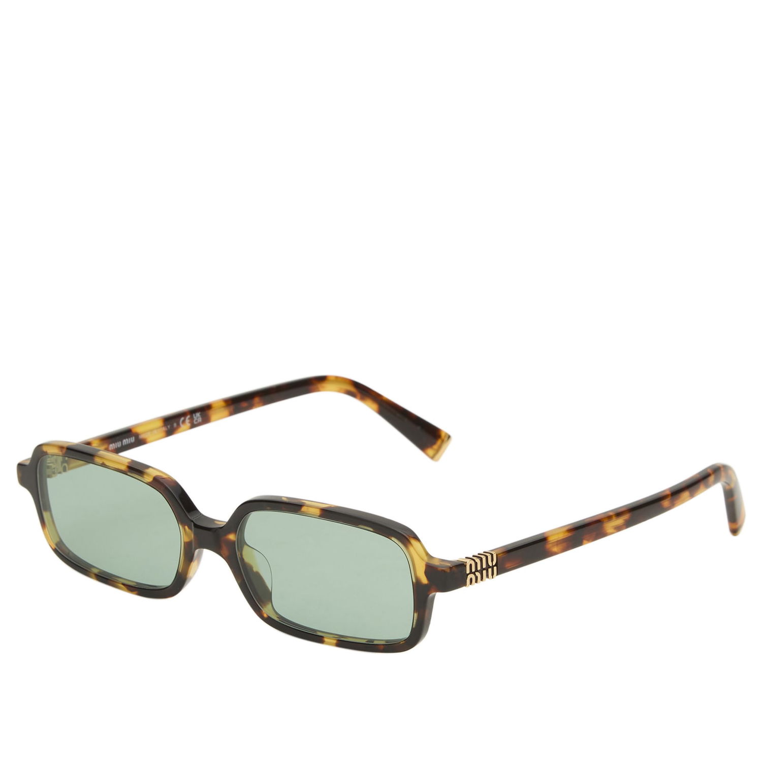 Slnečné okuliare Miu Miu Miu Miu Rectangular Tortoise Shell Sunglasses Rôznofarebný | 0MU-11ZS-51-VAU04M, 1