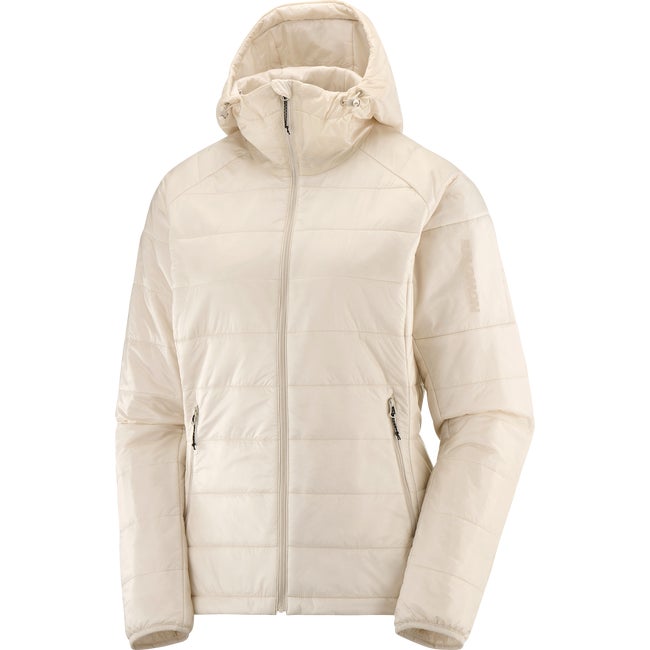 Prešívaná bunda Salomon Hooded Insulated Jacket Béžová | LC2339900, 1