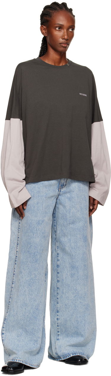 Tričko We11done Coding Long-Sleeved Layered T-shirt Rôznofarebný | WD-TT2-25-736-U-GY, 3