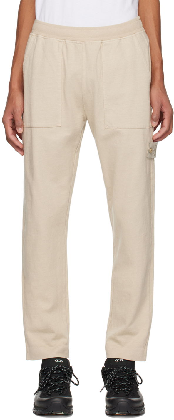 Nohavice Stone Island Patch Lounge Pants Béžová | 7815602F3, 0
