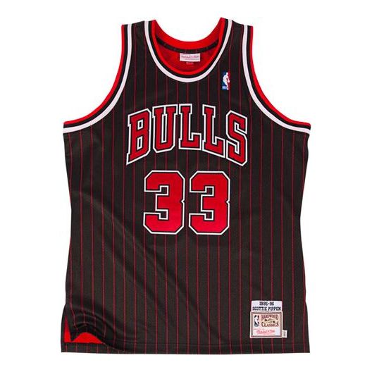 Dres Mitchell & Ness Mitchell & Ness NBA Chicago Bulls Jersey Čierna | 7226-300-95SPIPP