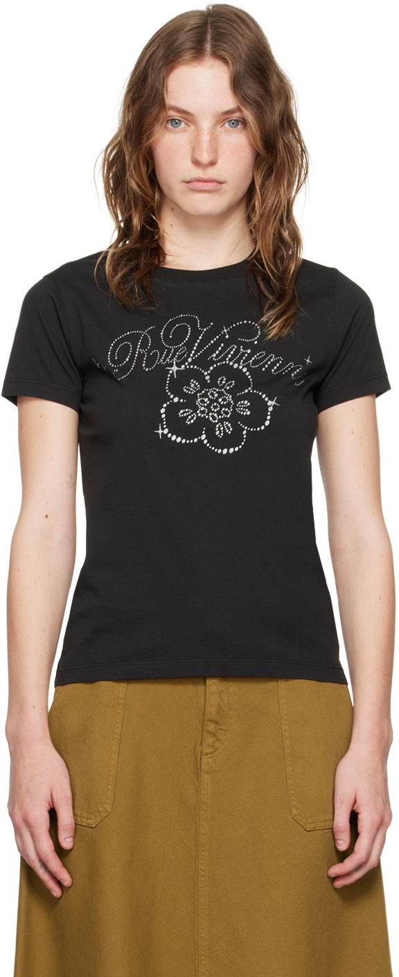 Tričko KENZO Black Paris Constellation T-Shirt Čierna | FE62TS1444SO, 0