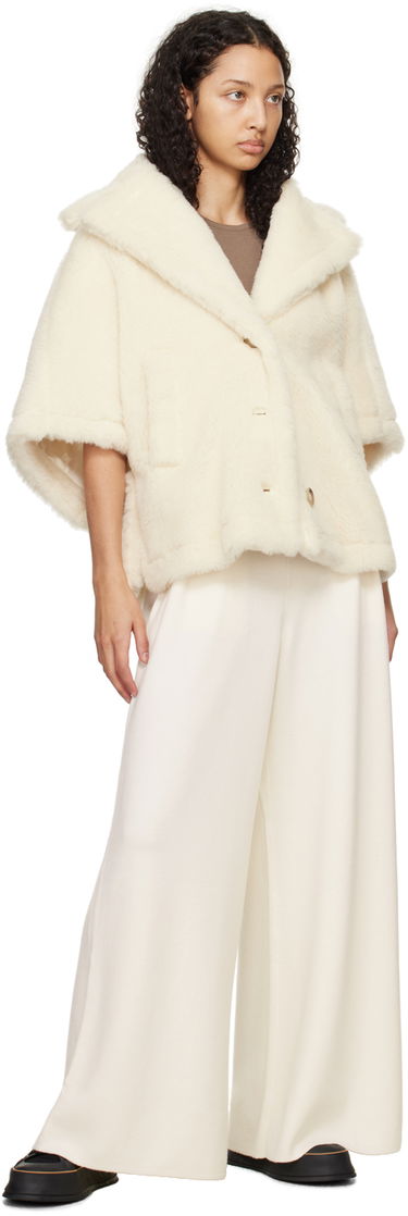Nohavice Max Mara Max Mara Nocera Wide-Leg Trousers Biela | 2411331011600, 3