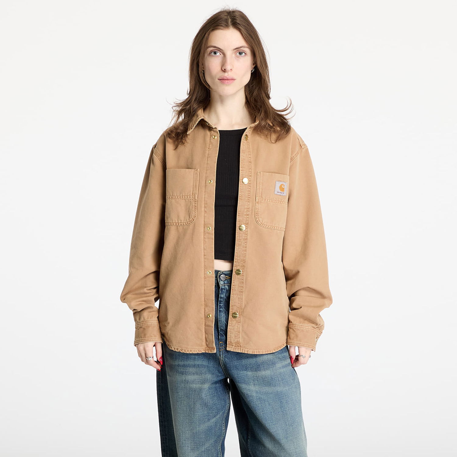 Bunda Carhartt WIP Conro Workwear Long Sleeve Shirt Jacket Béžová | I033767.2FS4J, 1