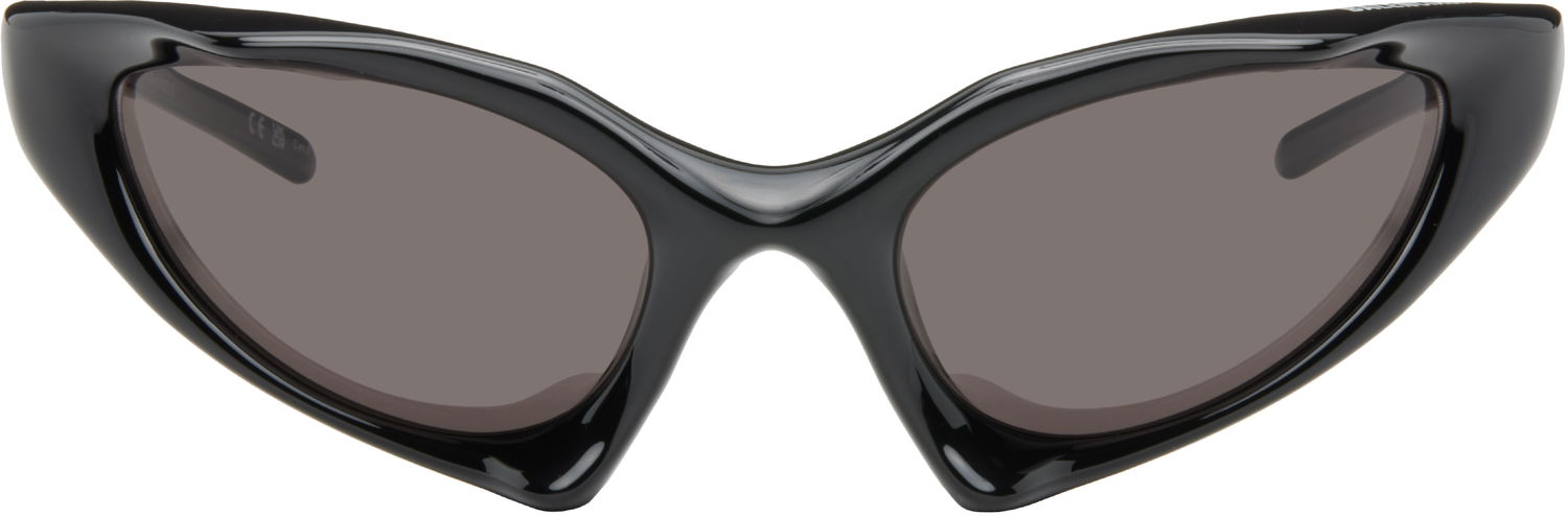 Slnečné okuliare Balenciaga Runner Cat Black Sunglasses Čierna | BB0352S-001, 0