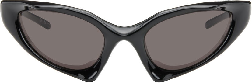 Slnečné okuliare Balenciaga Runner Cat Black Sunglasses Čierna | BB0352S-001