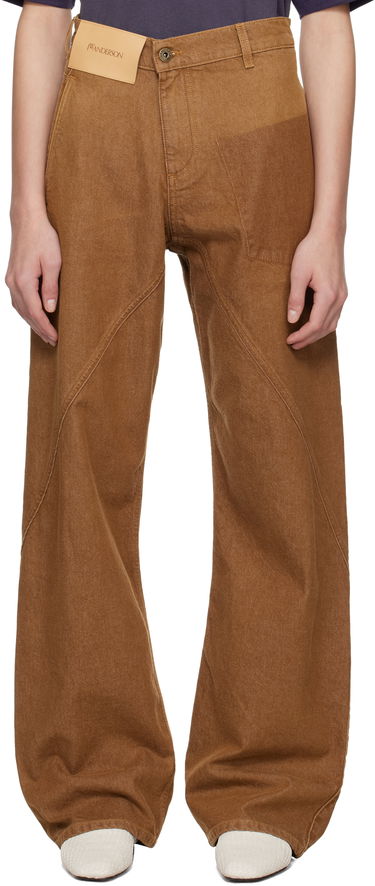 Džínsy JW Anderson JW Anderson Twisted Workwear Jeans Hnedá | DT0115-PG1756, 0