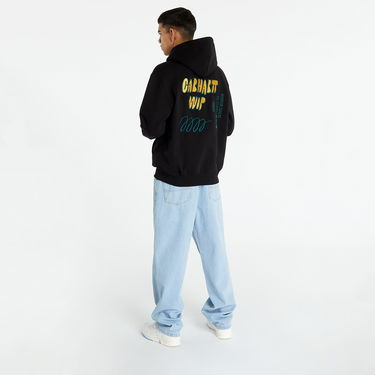 Mikina Carhartt WIP Hooded Signature Sweat Black Čierna | I032164.89XX, 4