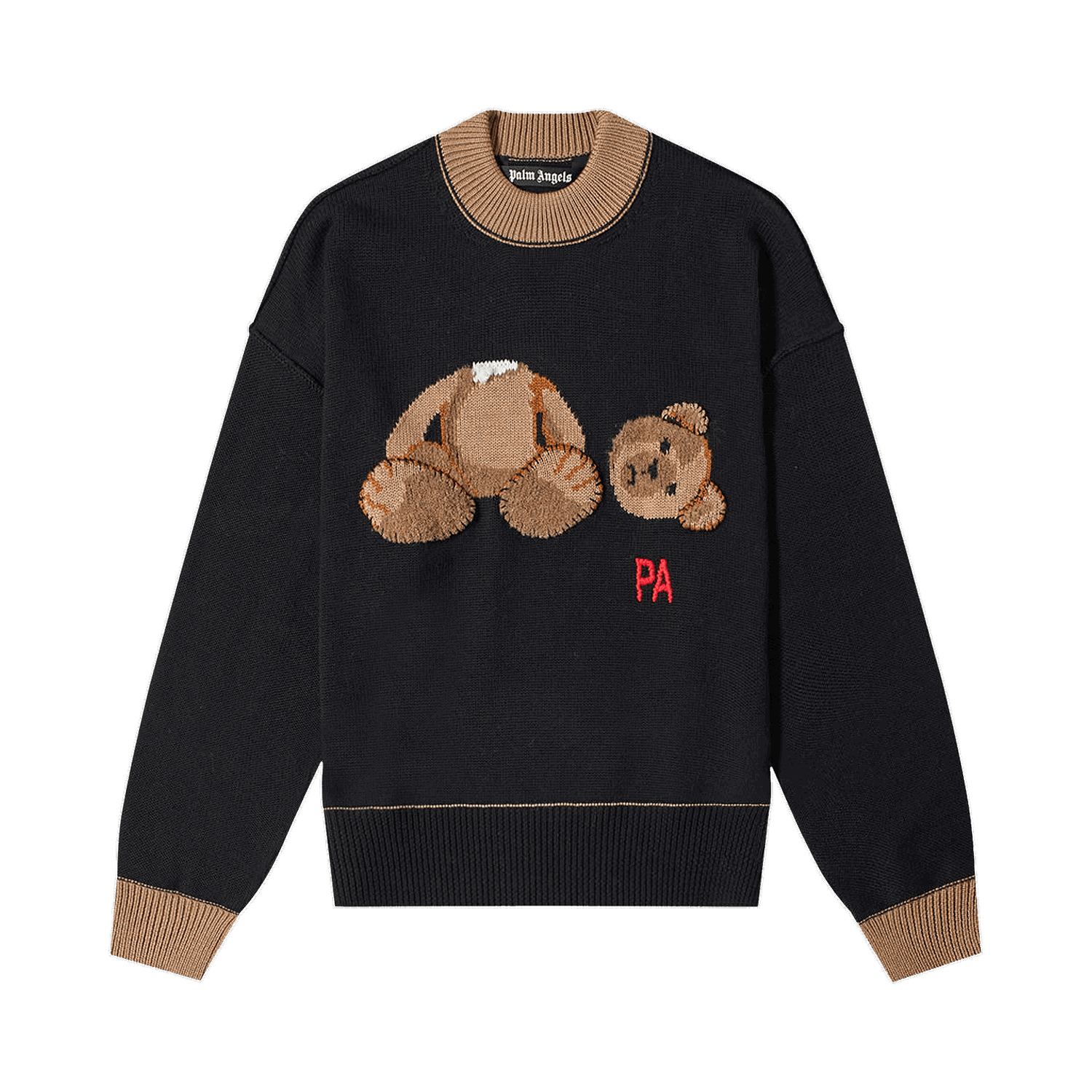 Sveter Palm Angels PA Bear Crewneck Čierna | PMHE007C99KNI0011060, 0