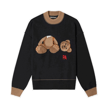Sveter Palm Angels PA Bear Crewneck Čierna | PMHE007C99KNI0011060, 0