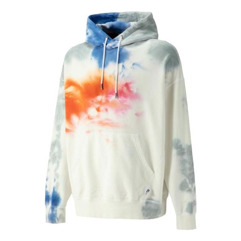 Mikina Puma MMQ Tie Dye Hoodie Modrá | 539575-02