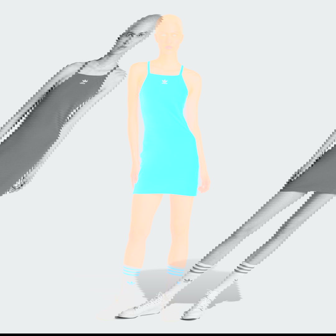 Šaty adidas Originals 3-Stripes Mini Dress Modrá | IR8126, 1