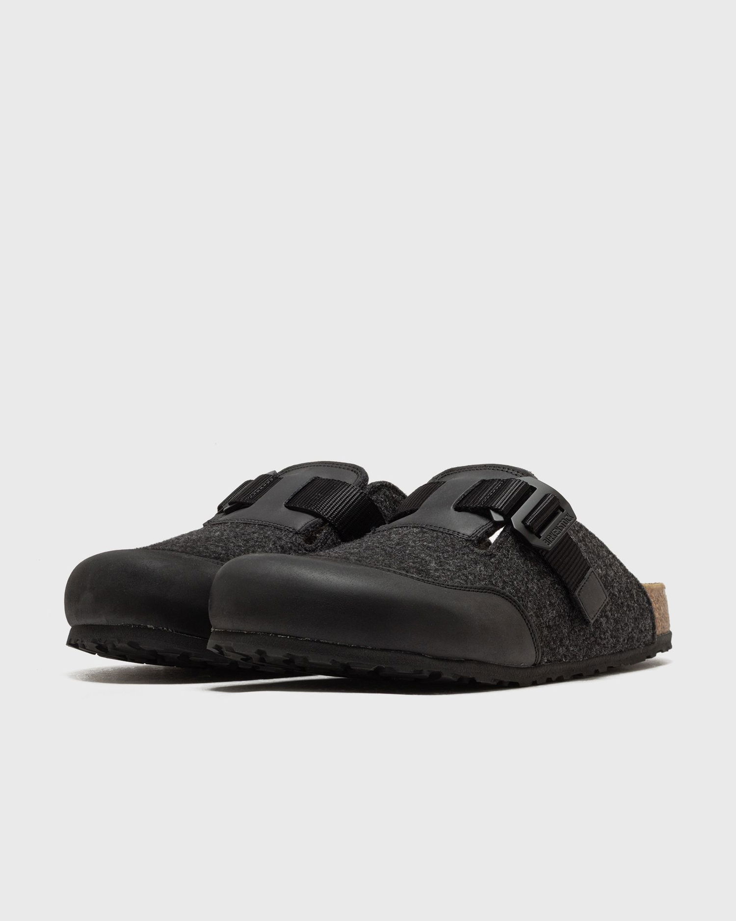 Tenisky a topánky Birkenstock Boston Nova Felt Leather Textile Clog Šedá | 1030159, 1