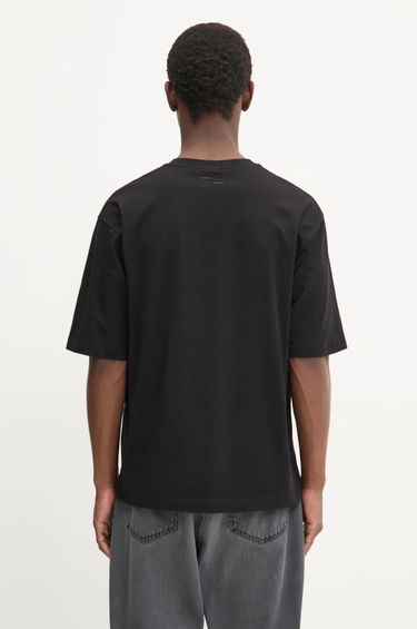 Tričko Filling Pieces Filling Pieces Boxy Embroidered T-Shirt Čierna | 74413791861, 4