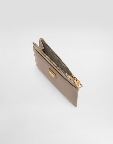 Peňaženka Dolce & Gabbana Dolce & Gabbana Plongé Calfskin Card Holder Béžová | BI1261A9S258I399, 3