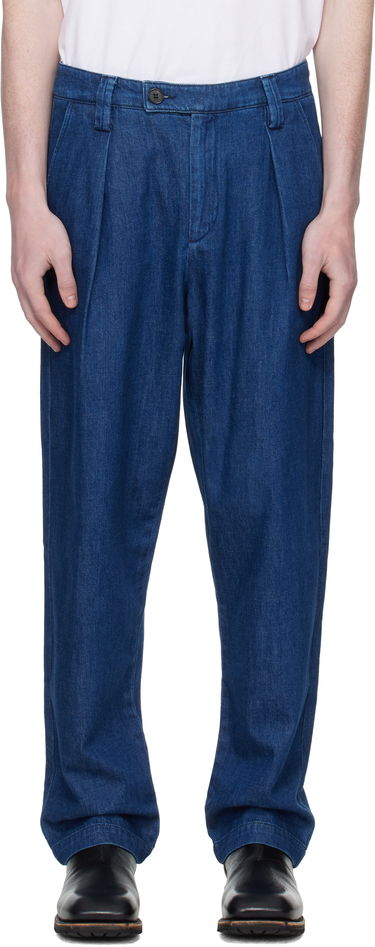 Džínsy A.P.C. A.P.C. Renato Pleated Denim Trousers Modrá | COHAL-H08428, 0