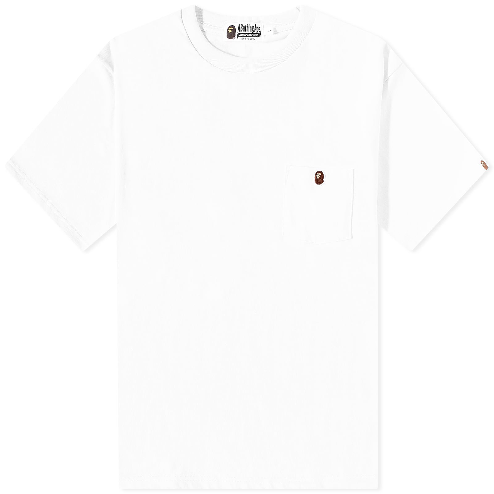 One Point Pocket T-Shirt White