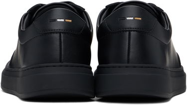Tenisky a topánky BOSS BOSS Coated-Leather Logo Čierna | 50536504, 1
