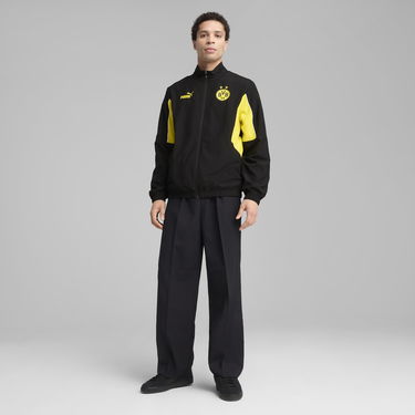 Vetrovka Puma Borussia Dortmund ftblARCHIVE Men's Track Jacket Čierna | 779108_02, 5