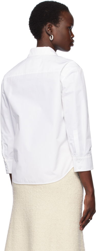 Košeľa Jil Sander Cropped Button-Up Shirt Biela | J02DL0205_J45002, 2