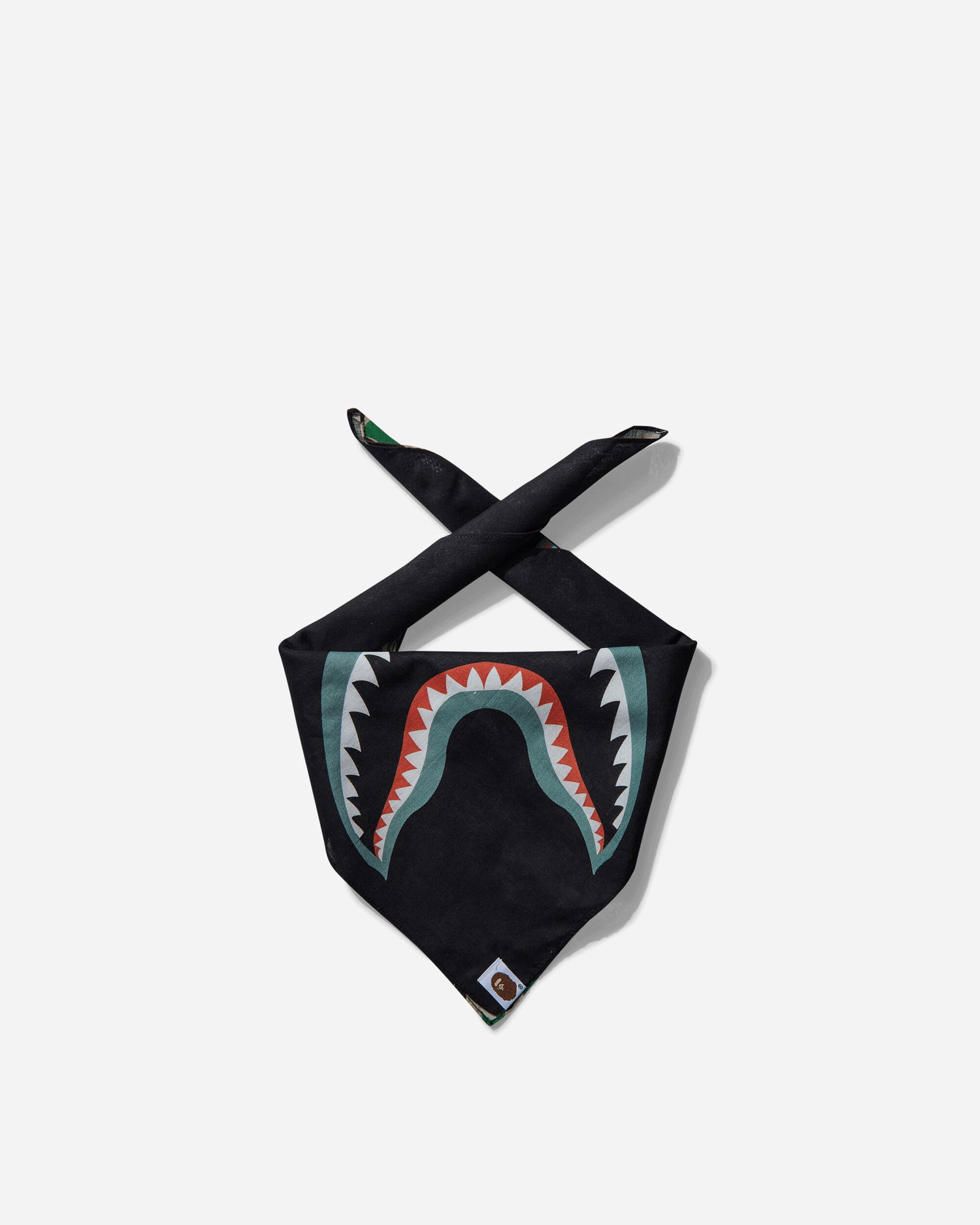 Šál BAPE Shark Print Bandana Čierna | 1F80182036 002, 1