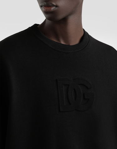Mikina Dolce & Gabbana Cotton Sweatshirt With Logo Čierna | G9BIQZG7O2SN0000, 3