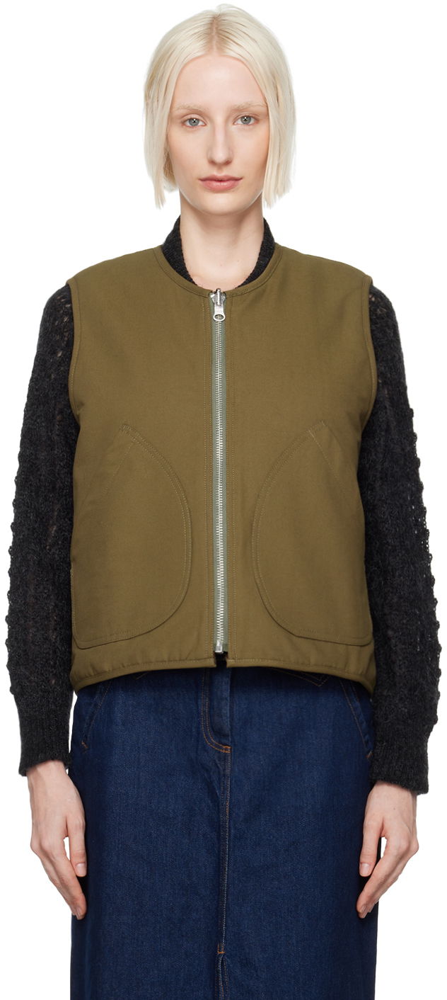 Vesta YMC Wyatt Reversible Vest Zelené | Q5XAO, 0