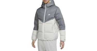 Prešívaná bunda Nike Hooded Down-Filled Jacket Šedá | dd6795-077, 1