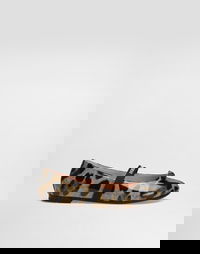 Dolce & Gabbana Printed Shiny Calfskin Ballet Flats