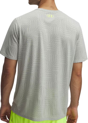 Tričko Under Armour UA Tech Vent Geotessa Short Sleeve T-Shirt Šedá | 1382182-377, 1