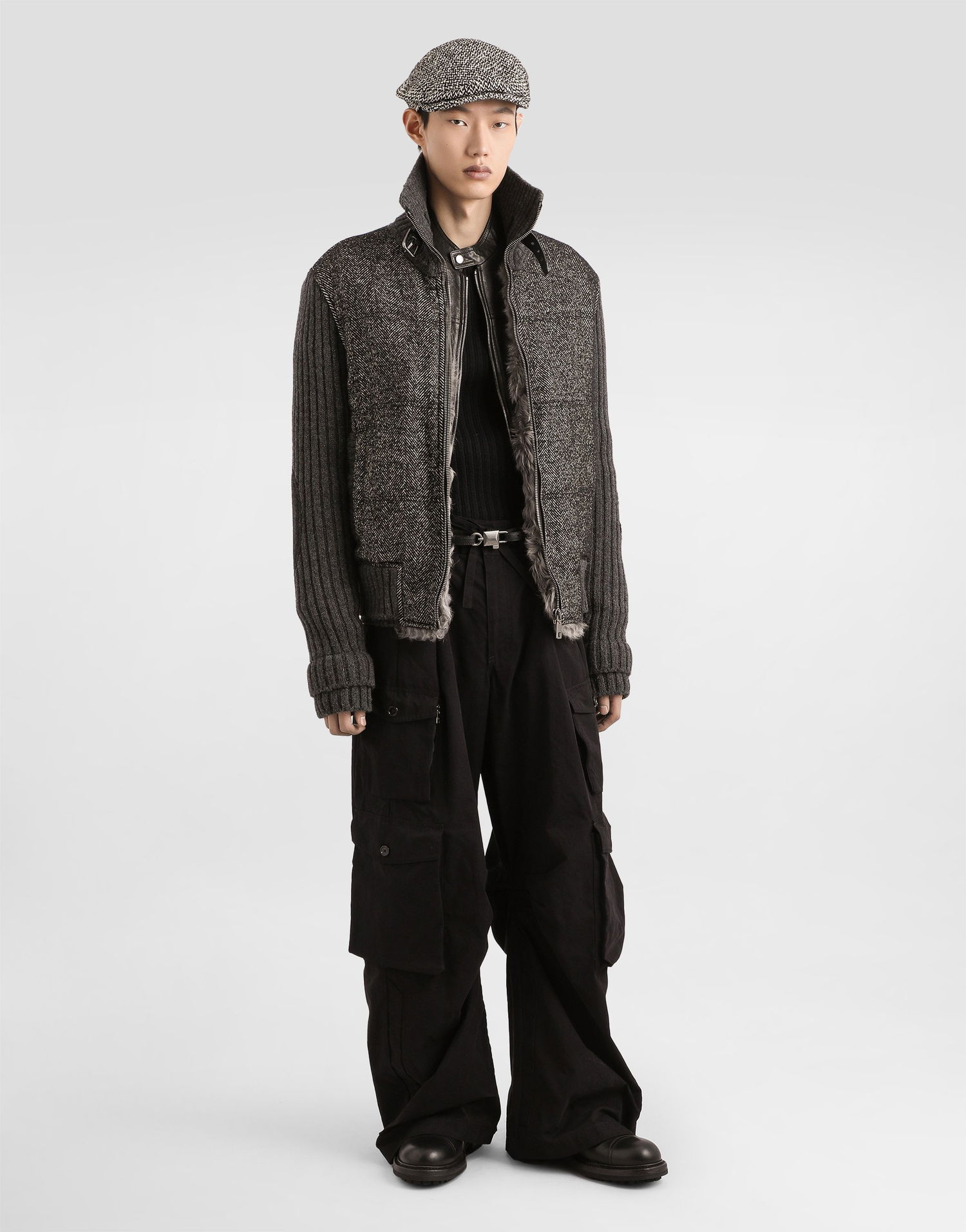 Cargo nohavice Dolce & Gabbana Dolce & Gabbana Faille Cargo Trousers Čierna | GP15UTHUMS8N0000, 1