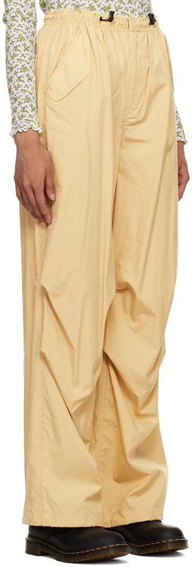 Nohavice rag & bone Becky Wide Leg Trousers Žltá | WAW22H70144614, 1