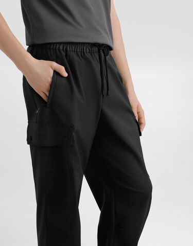 Cargo nohavice Dolce & Gabbana Dolce & Gabbana Wool Canvas Cargo Trousers Čierna | GP14PTFURK8N0542, 2