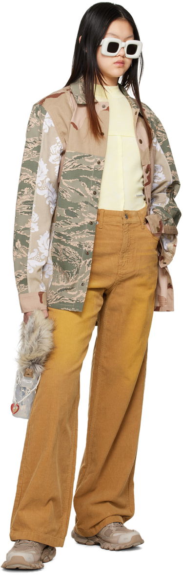 Džínsy We11done Washed Corduroy Trousers Béžová | WD-DP3-22-392-W-CM, 3