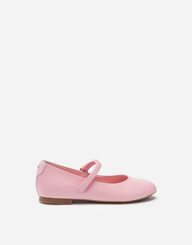 Tenisky a topánky Dolce & Gabbana Leather Mary Jane Ballet Flats Ružová | D10699A132880416, 0