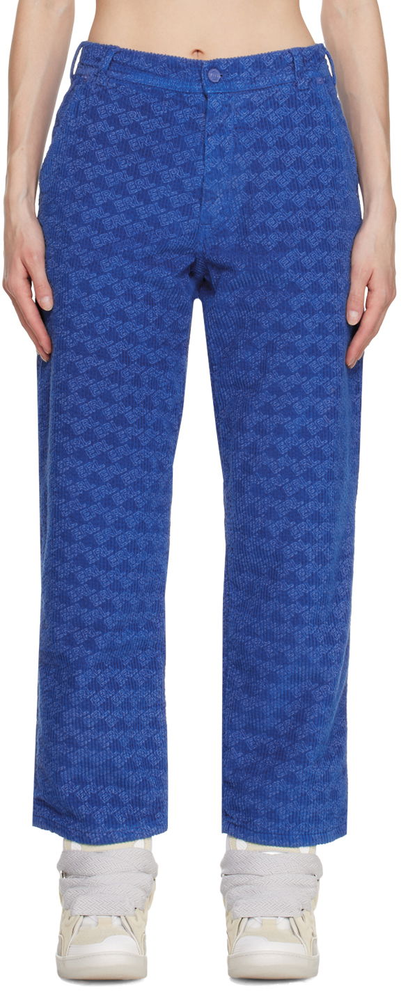 Nohavice ERL Padded Trousers Modrá | ERL05P001, 0