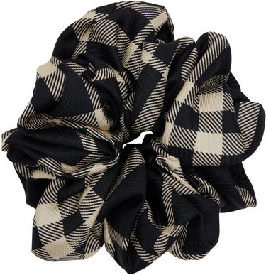 Šál Burberry Burberry Check Silk Scrunchie Čierna | 8110932, 1