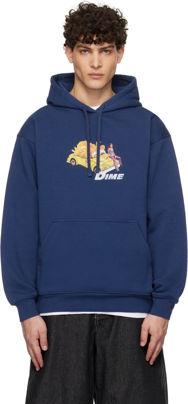 Mikina Dime 2Fast 2Delicious Graphic Print Hoodie Modrá | DIMEHO2448NVY, 0
