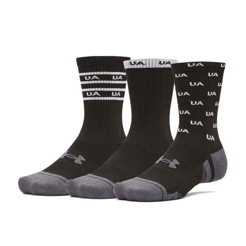 Ponožky Under Armour Under Armour Performance Tech Crew Socks 3-Pack Čierna | 1379515-004